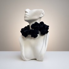 Eych Kadife El Örgüsü Scrunchie Saç Tokası – Hacimli Yumuşak Kadife Lastikli Toka