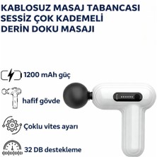 Erdmsp Profesyonel Derin Doku Masaj Tabancası Kas Yorgunluğunu Dakikalar Içinde Azaltın Gün Boyu Yorgunluğa Hızlı Çözüm