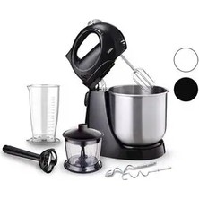 Evist Mikser & Blender Seti (5 Kademe Hız+Turbo) (Hamur Yoğurma+ KASE-300W-600ML HAZNE-700ML Ölçü Kabı