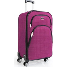 Louisiana Polo Kabin Boy 4 Teker Kumaş Valiz Pembe 1081