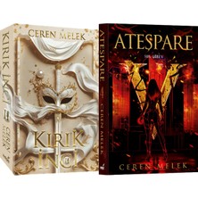 İndigo Kitap Kırık Inci 2 Karton Kapak ve Ateşpare 4 Karton Kapak (Ceren Melek) 2'li Set