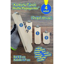 Vixpet Vixpet Venty 4'lü Stant Doğal Papağan Tüneği | Sultan | Lori | Muhabbet | Monk | Forpus | Sevda | Cennet | Senegal | Kakariki