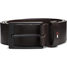 Tommy Hilfiger Kahverengi Erkek Kemer Layton 3.5 Ext Hakiki Deri Şık Tasarım