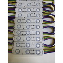 3M Rgb Modül Mercekli 10 Adet Beyaz Renkli Yüksek Parlaklık Özellikli Led Şerit