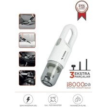 Torima A-031 Beyaz Şarjlı Araç El Süpürgesi