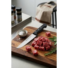 Akyüz Home Sürmene Sürbisa 61015 Kuşbaşı Et Kasap Bıçağı 27 cm Pimli Et Kesim Kemik Sıyırma Doğrama Mutfak Bıçak