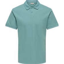 Only & Sons Onsben Reg Ss Polo Shırt Noos Erkek Gri T-Shirt - 22035825