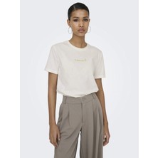 Only 15368653 0 Yaka Kadin Body - Ekru Hardal