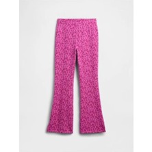 Gap Kız Çocuk Pembe Flare Legging Tayt