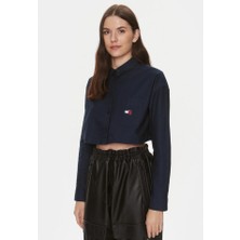 Tommy Jeans Tjw Crp Badge Shirt Gömlek Kadın