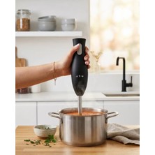 MK Beykoz Paslanmaz Çelik Blender Ayağına Sahip Ergonomik El Blenderı - KE002Q-77YSV9