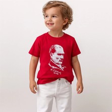 GMG Collection Baby Atatürk Baskılı ve Imzalı Tişört
