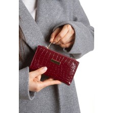 Newish Polo Kadın  Suni Deri Küçük Boy Kartlık ve Bozuk Para Bölmeli Cüzdan - NEWPOLO393