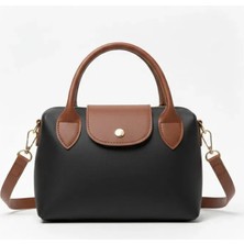 Bug Store Kadın Siyah Taba Mini El Çantası