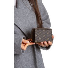 Newish Polo Kadın Mini Cüzdan Fermuarlı  Çok Bölmeli Kartlık ve Bozuk Para Bölmeli Küçük Cüzda NEWPOLO392