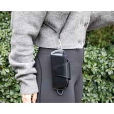 Gp Iguana Riviera Deri Askılı Gözlük Kılıfı Parlak Siyah