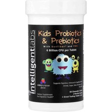 Intelligentlabs Kids Probiotics & Prebiotics/bağışıklık ve Bilişsel Sağlığı Destekleyici 60 Kapsül