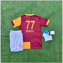 .g.â.l.a.t.â.s.a.r.â.yy 2025-26 Yeni 5 Yıldızlı Parçalı A.l.v.a.r.o/. M.o.r.a.t.a Çocuk Forması 4'l