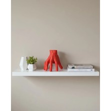 MK Beykoz 3D Kırmızı El Biblo 17X16 cm Sanatsal ve Dikkat Çekici Dekor - KE002Q-77YWI0