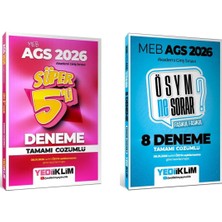 Yediiklim Yayınları Yediklim 2026 MEB AGS Tamamı Çözümlü Süper 5 + 8 Deneme Sınavı Ye