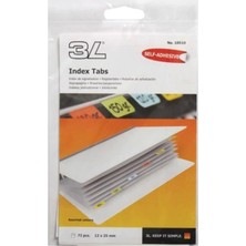 3l 10510 Indeks Renkli 12X25MM