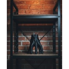 MK Beykoz 3D Dekoratif Siyah El Obje 27X22 cm Sanatsal ve Şık Aksesuar - KE002Q-77YXR0