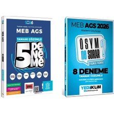 Yediiklim Yayınları 2026 MEB-AGS Tüm Dersler Tamamı Çözümlü 8 + 5 Deneme Sınavı Yargı