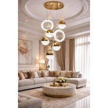 Lamira Aydınlatma Yeni Sarkıt 8li LED Avize Modelimiz