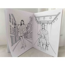 Mutlu Çocuk Yayınları Moda Atölyem Modellerle Boyama Kitabım