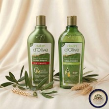 Dalan D Olive Renk Koruyucu Şampuan ve Besleyici Duş Jeli Aynı Anda Doğal Zeytinyağlı 400 Ml*2