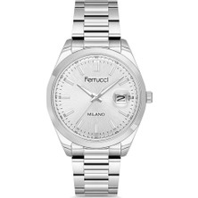 Ferrucci FER.03748M.01 Çelik Kordon Erkek Kol Saati