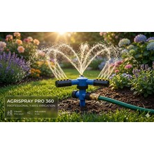 Otomatik Dönerli 3 Kollu Bahçe Sprinkler – Çim ve Bahçe Sulama Fıskiyesi