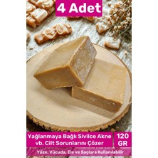 Carlburn #bitkiselsabun Güzel Kokulu El Yüz Saç Vücut Orijinal Bitkisel %100 Zeytinyağlı Sabun 120G - 4 Adet