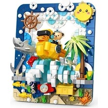 Vagon P881503 Panlos Teddy Ayı Resim 417 Parça Block Oyuncak