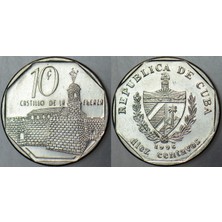 Banknoting Küba 10 Centavos 1996.