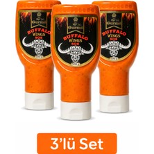 Mr Gurme Buffalo Sos 500 gr (Kanat Sosu Marinasyon ve Dip Sos) x 3 Adet