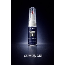 Genel 1f7 Silver Metallic Gümüş Gri Oto Rötuş Boyası – Iğneli ve Fırçalı Kalem Şişe – Çizik Giderici 20 ml