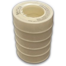 Teflon Bant 12 mm x 0,075 mm x 10 Metre (5 Adet) – Su Tesisatları Için Sızdırmaz ve Dayanıklı