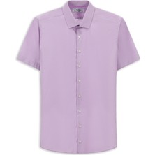 Kiğılı Kısa Kol Regular Fit Pamuk Gömlek