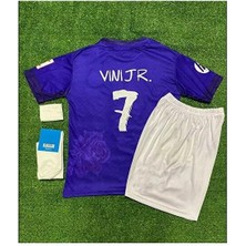 R.madrid 2023/24 Yeni Sezon Y-3 Vini Jr. Özel Konsept Çocuk Forması 4'lü