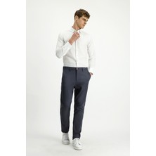 Kiğılı 7 Drop Slim Fit Dar Kesim Beli Lastikli Likralı Kanvas / Chino Pantolon