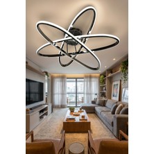 G-Light Atom Plafonyer Salon - Oturma Odası LED Avizesi