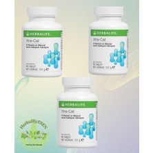 Herbalife Xtra-Cal Kalsiyum Tablet 3'lü Avantaj Paketi (D Vitamini ve Mineral Içerir)