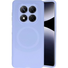 AyrStore Buğz Xiaomi Redmi Note 14 Pro 4g Kılıf Maya Karbon Kapak - Lila