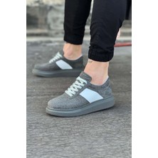 Indispensablely Gri Süet Erkek Casual Ayakkabı