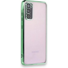 AyrStore Buğz Samsung Galaxy S20 Fe Kılıf Razer Lensli Silikon - Yeşil