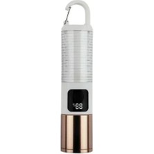 Aesco Outdoor Kamp Feneri USB Şarjlı Yüksek Parlaklık Güç Ekranlı LED Aydınlatma - Lisinya