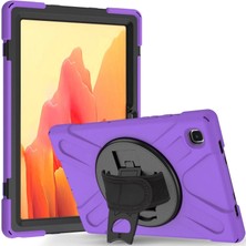 AyrStore Buğz Samsung Galaxy T220 Tab A7 Lite 8.7 Kılıf Amazing Tablet Kapak - Mor