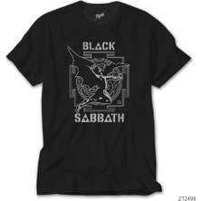 Black Sabbath 13 Angel Siyah Tişört