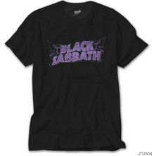 Black Sabbath Logo Siyah Tişört